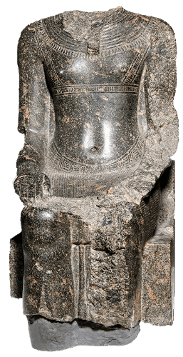 ツタンカーメン王の倚像